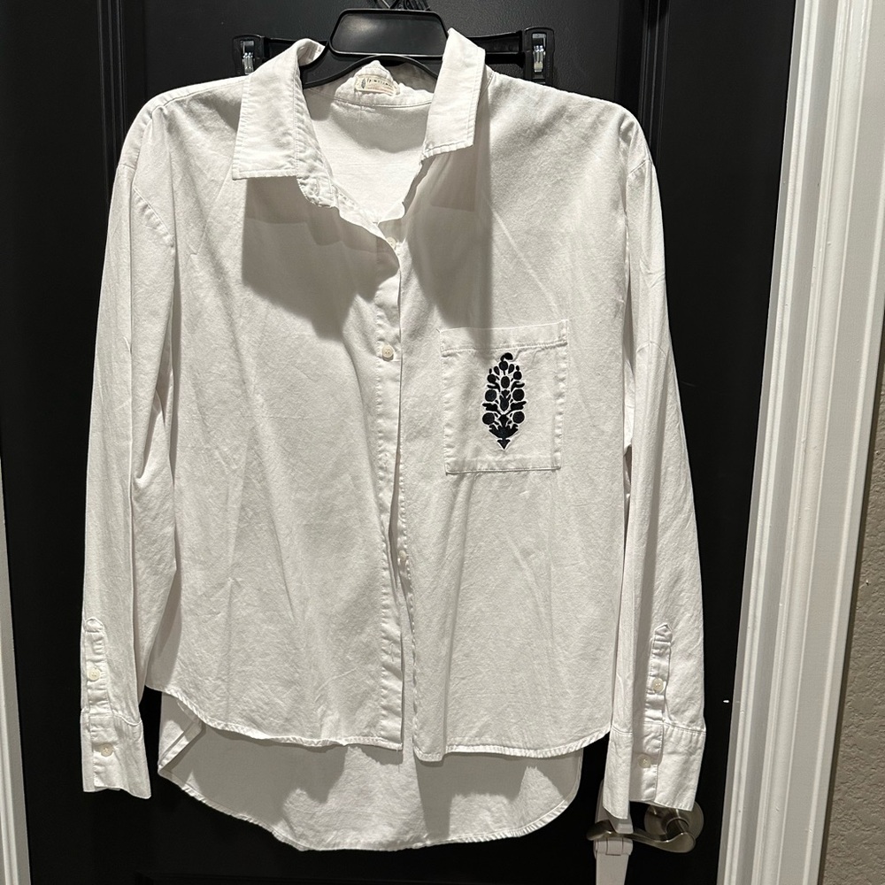 FP Movement Effortless Buttondown XL White